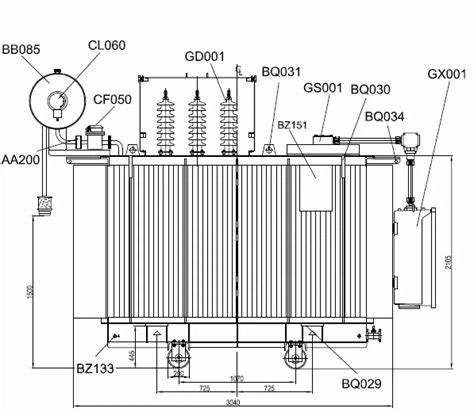 25/0.4KV Amorphous Core Oil Transformer